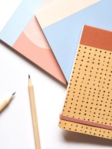 two brown pencils